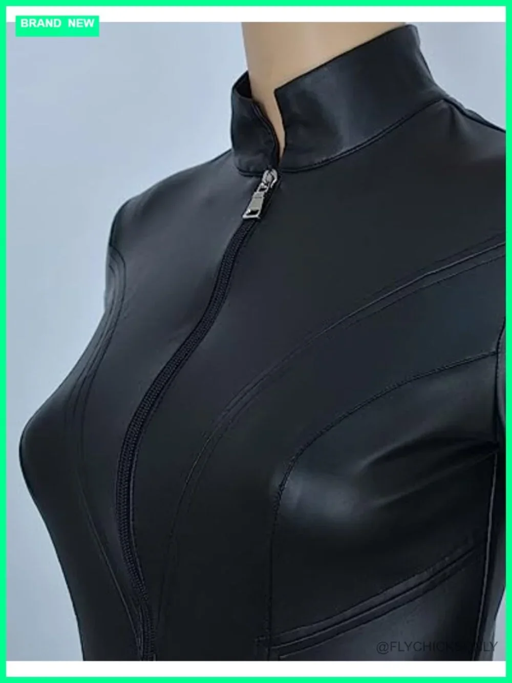 Widow Cosplay Jumpsuit Bodysuit with Belt Holster Gloves Faux Leather Adult